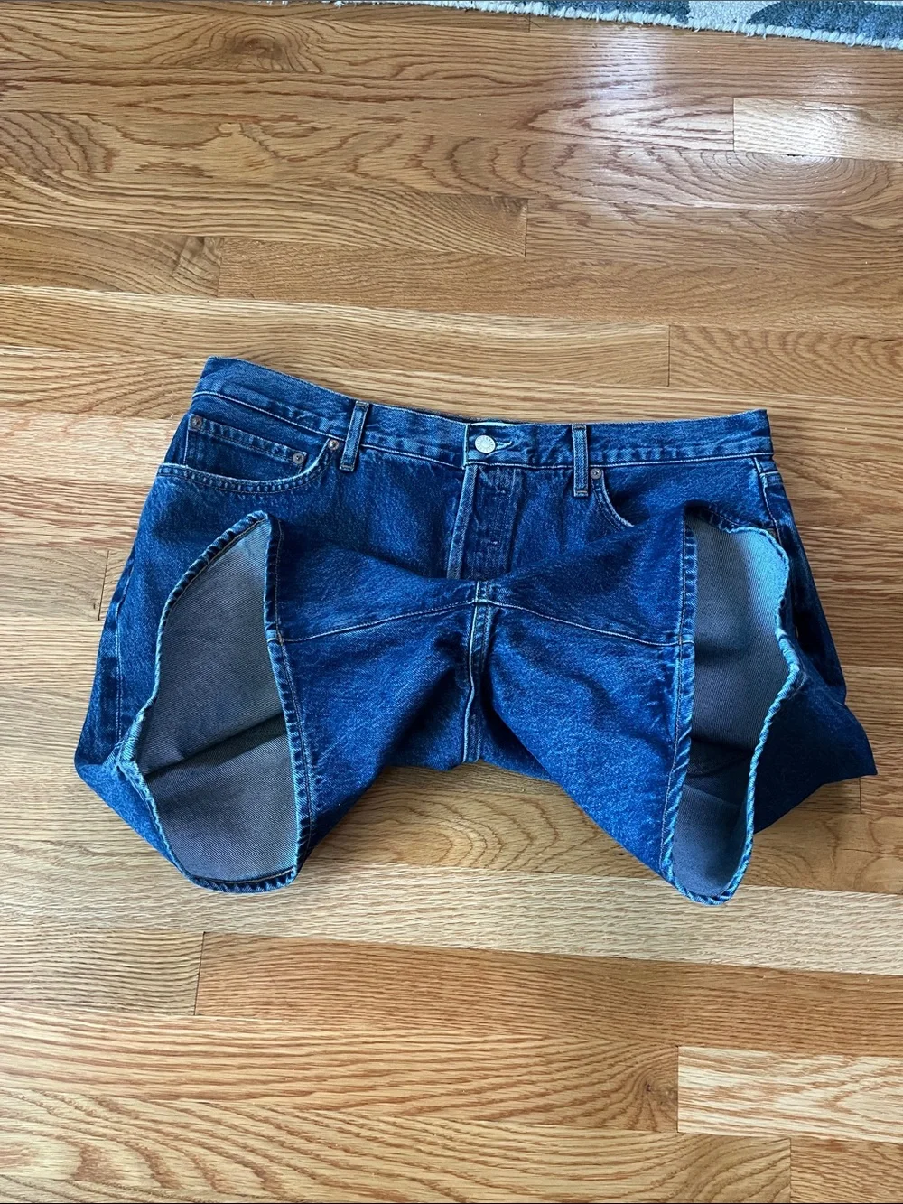 Agolde Dame Short High Rise Baggy Size 33 NWT